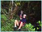 Canopy Tour (Tirolesa) en el bosque en Costa Rica