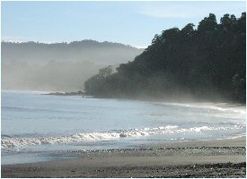 Playa en Corcovado, Costa Rica