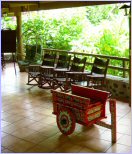 Area de descanso en Selva Verde, Costa Rica