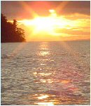 Atardecer en Papagayo, Costa Rica