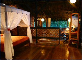 Deluxe Rooms at the Almendros y Corales Hotel in Costa Rica