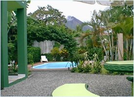 Vista al volcán Arenal desde el hotel Arenal Jireh