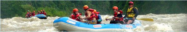 Expedición en los rápidos del Río Pacuare Costa Rica